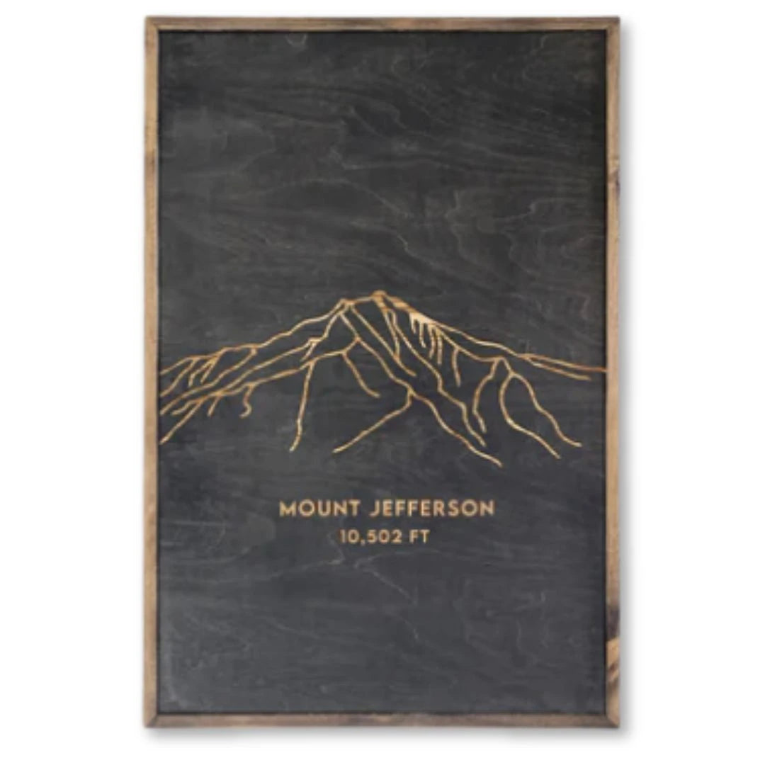 Minimalist Mountain Range Art