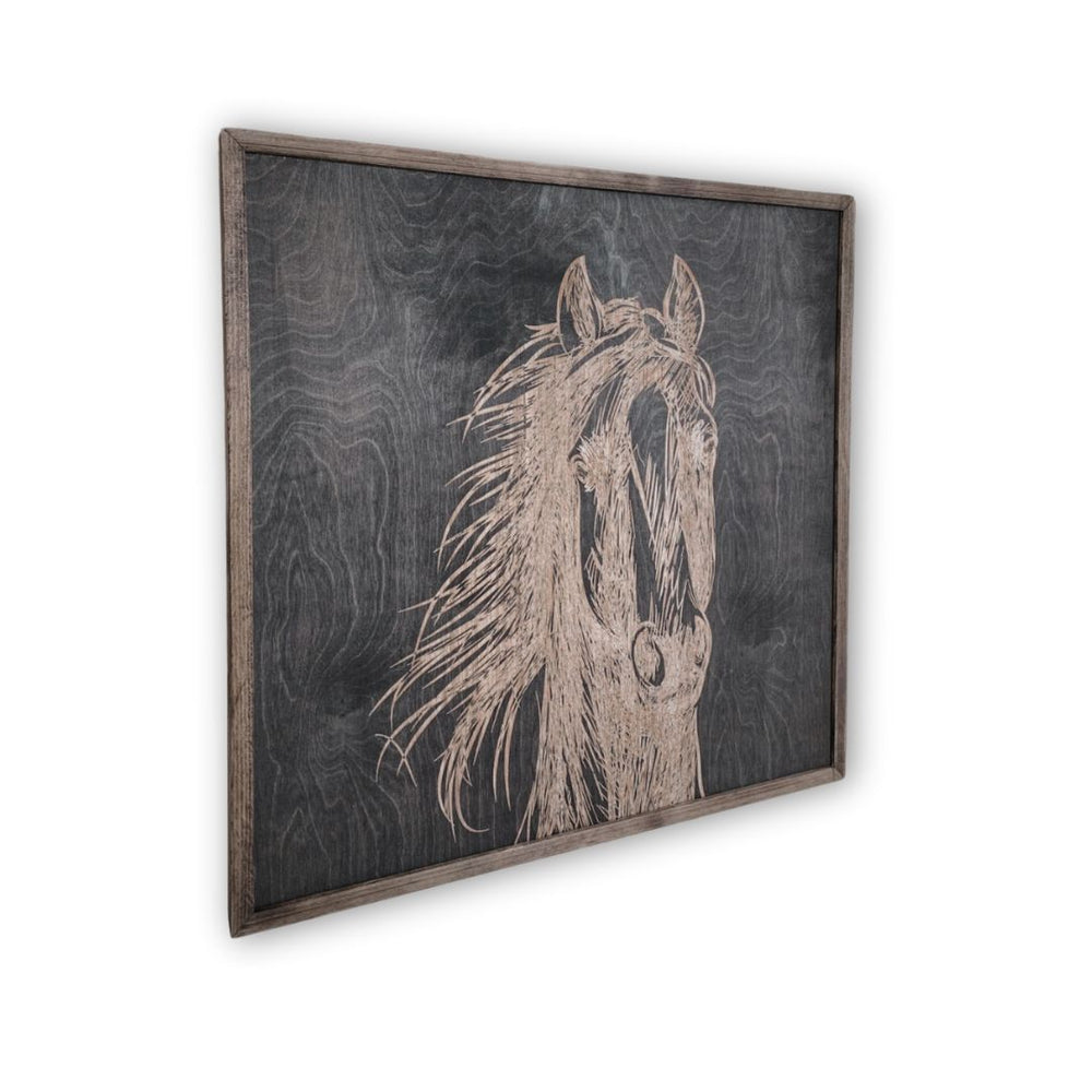 Boho Rainbow & Horse Artwork Set