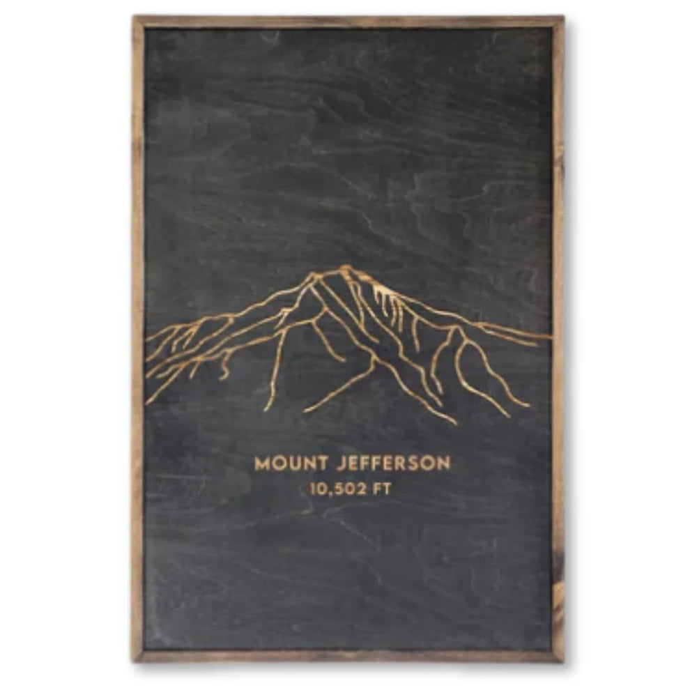 Minimalist Mountain Range Art