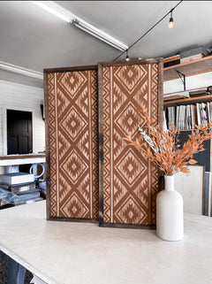 Two Piece Aztec Panel Artwork Set