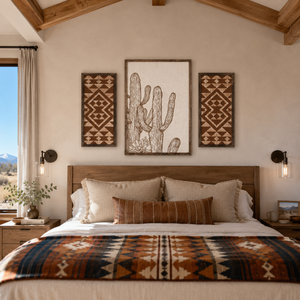 Hand Sketched Cactus & Aztec Artwork Set