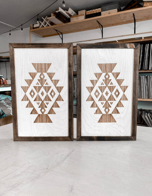 Two Piece Southwestern Artwork Set