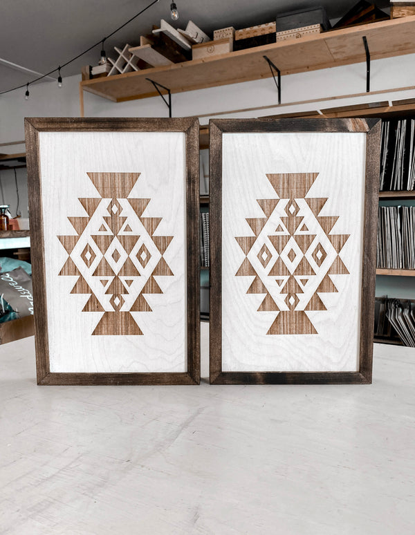 Two Piece Southwestern Artwork Set