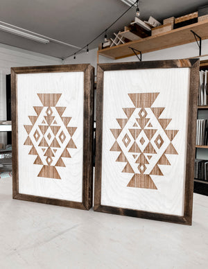 Two Piece Southwestern Artwork Set