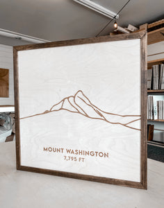 Oregon Mountain Range Three Piece Wall Art Set