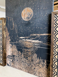 Billy Chinook Lake And Aztec Artwork Set