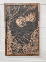Load image into Gallery viewer, Hand Sketched Devils Churn Oregon Wood Artwork
