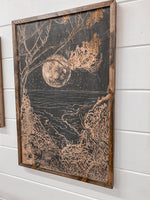 Load image into Gallery viewer, Hand Sketched Devils Churn Oregon Wood Artwork
