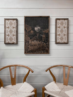 Load image into Gallery viewer, 3 Piece Hand Sketched Devils Churn Oregon Wood Artwork with Aztec
