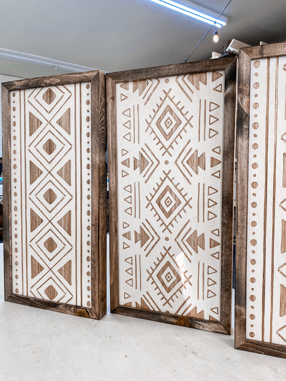 3 Piece Bold Aztec & Aztec Artwork