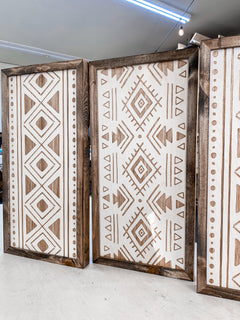 3 Piece Bold Aztec & Aztec Artwork