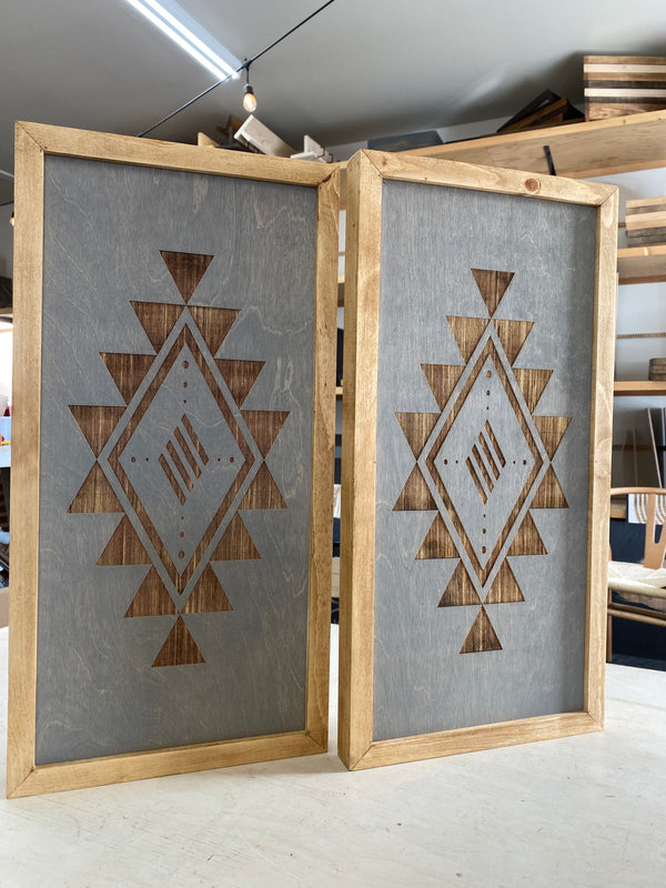2 Piece Set Aztec Diamond