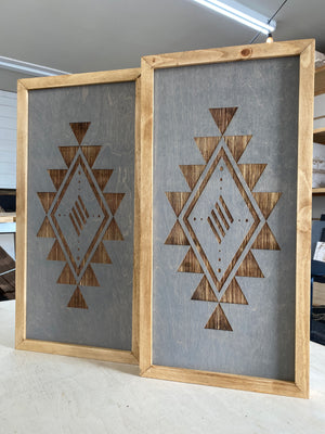2 Piece Set Aztec Diamond