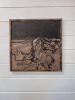Load image into Gallery viewer, Hoodoo Ski Area Map Wood Artwork
