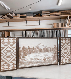 Metolius River And Aztec Artwork Set