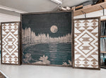 Load image into Gallery viewer, Waldo Lake And Aztec Hand Sketched Engraved Wooden Artwork
