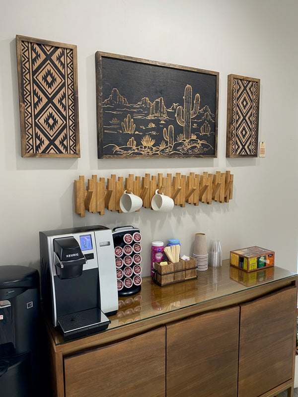 3 Piece Desert Scene & Aztec Accents