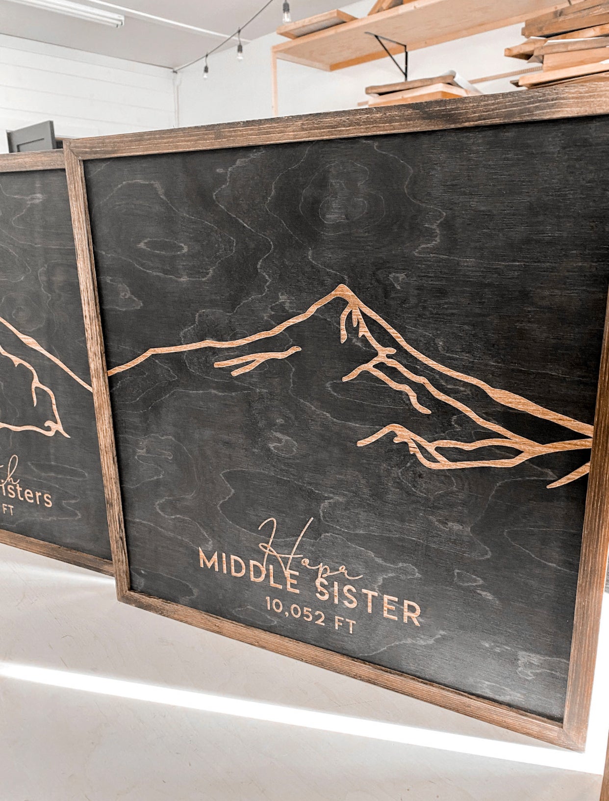 Three Sisters Mountain Range Oregon (3 Piece) Wall Art Set