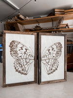 Load image into Gallery viewer, Butterfly Wood Wall Art |  2 Piece Set
