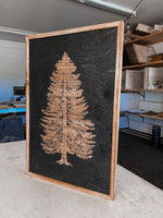 Load image into Gallery viewer, Evergreen Tree Wood Wall Art
