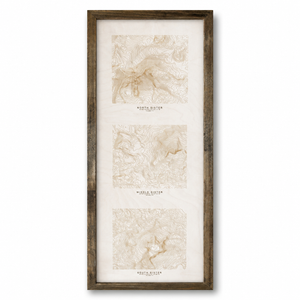 Three Sisters Mountains Topo Map (Planker)