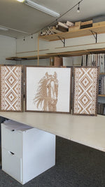 Load and play video in Gallery viewer, Hand Sketched Horse &amp; Aztec Artwork Set
