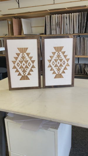 Two Piece Southwestern Artwork Set