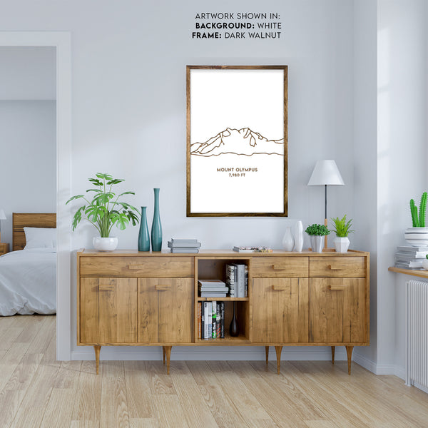 Mount Olympus Engraved Wall Art