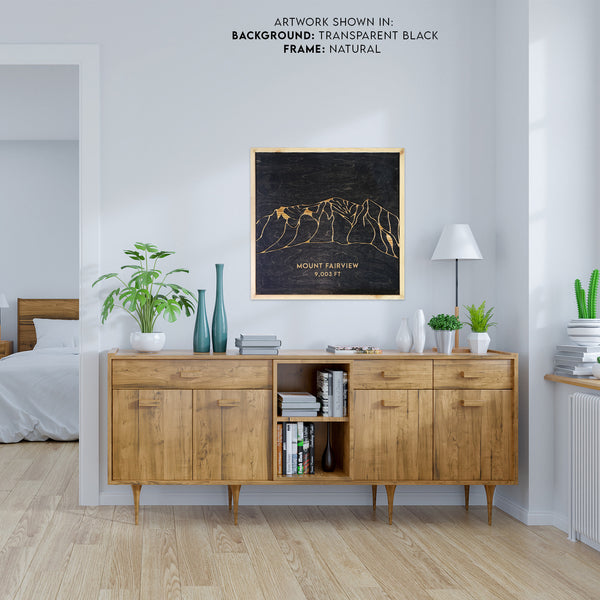 Mount Fairview Engraved Wall Art